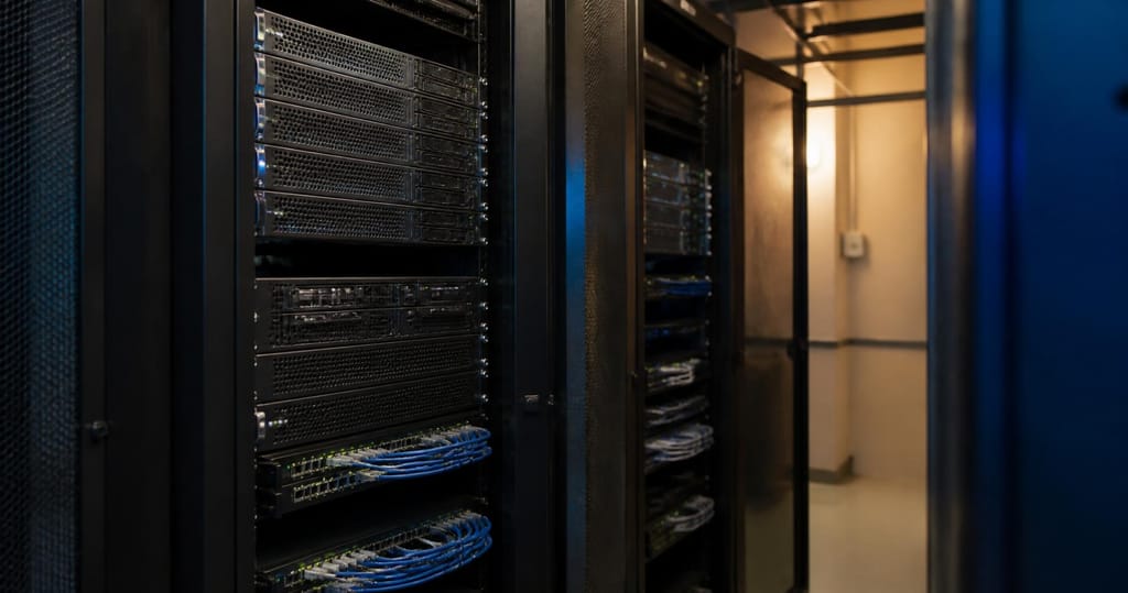 Servere controler de domeniu Active Directory montate in rack