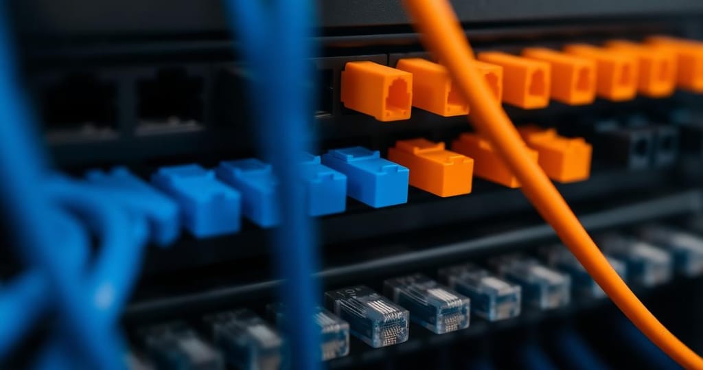 Cablare structurata Cat6 cu certificare Fluke