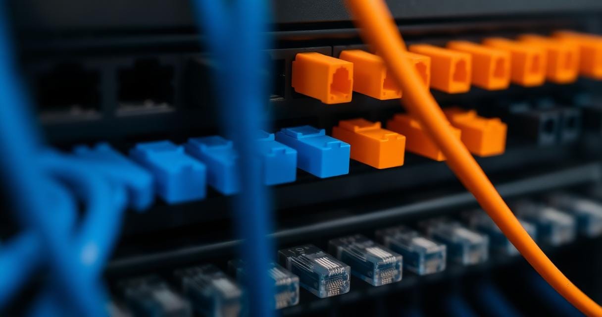 Cablare structurata Cat6 cu certificare Fluke