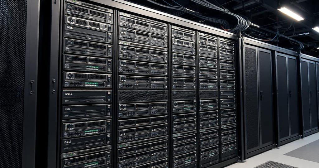 Rack servere 42U echipat complet pentru datacenter on-premise