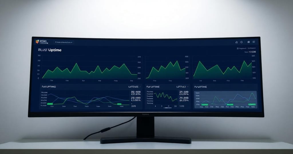 Mentenanta web cu monitorizare uptime si SLA