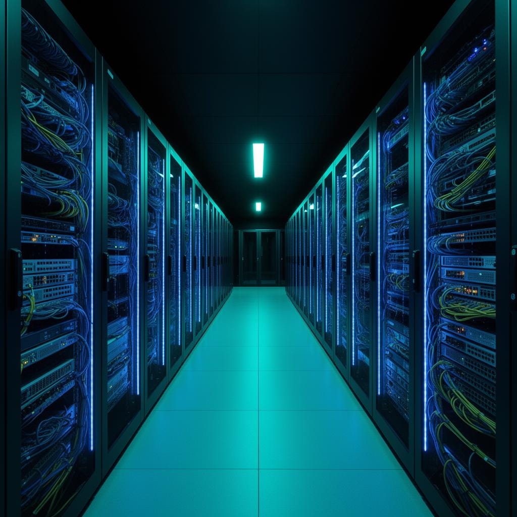 Data center cu servere și echipamente de rețea pentru infrastructură IT enterprise - SecureNET Systems